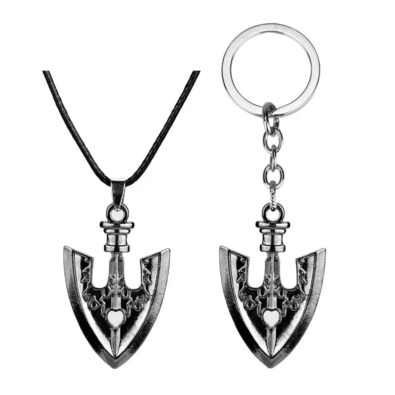 Anime JOJOS BIZARRE ADVENTURE Necklace Kujo Jotaro Arrow Metal Pendant
