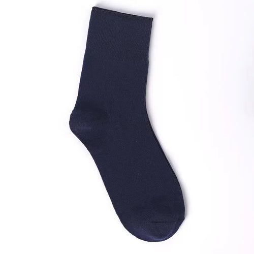 10PCS=5Pairs Loose Mouth Socks Diabetic Prevent Varicose Veins Cotton