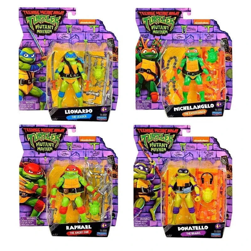 Teenage Mutant Ninja Turtles Action Figures Raphael Michelangelo Joint