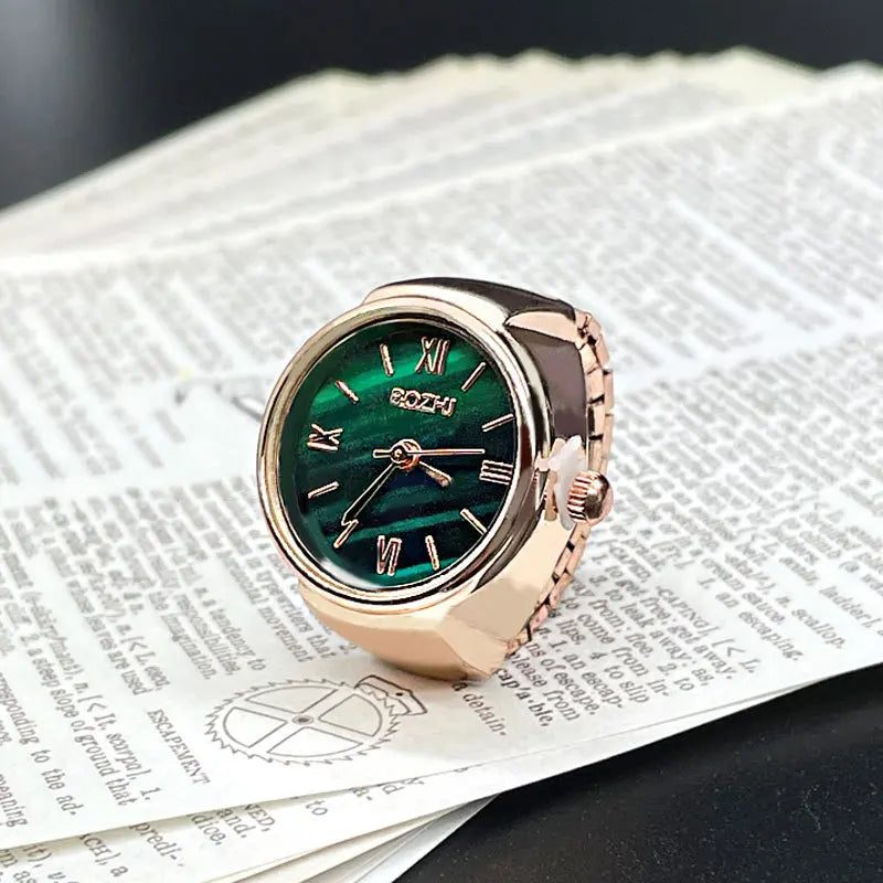 Hot Selling Finger Watch Ring Creative Movement Fashion Accessories