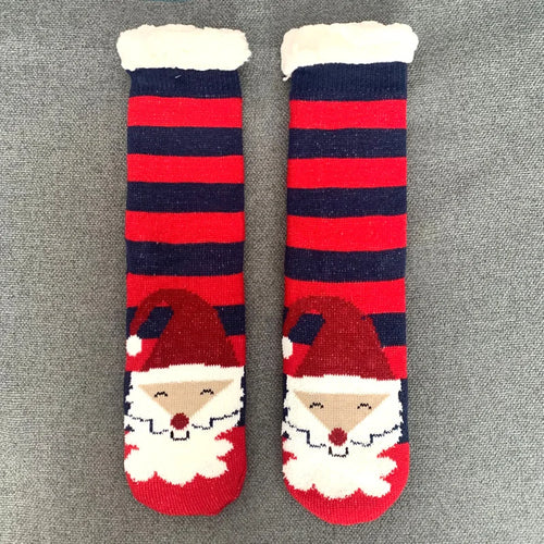 Winter Warm Socks Women penguin Plush Soft Female Non Grip Floor