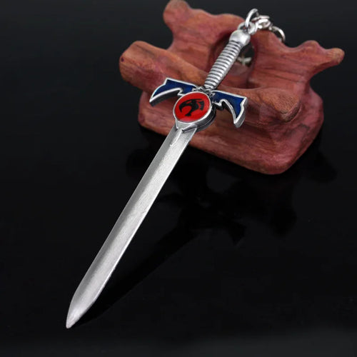 Thundercats Sword Mold Pendants Key Chain Metal Lion Mark Logo
