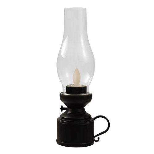 Vintage Lantern Retro Design LED Hanging Oil Lamp Battery Operated