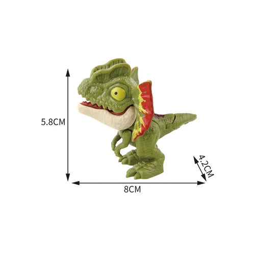 Jurassic Finger Dinosaur Triceratops Tyrannosaurus Model Toys for Kids