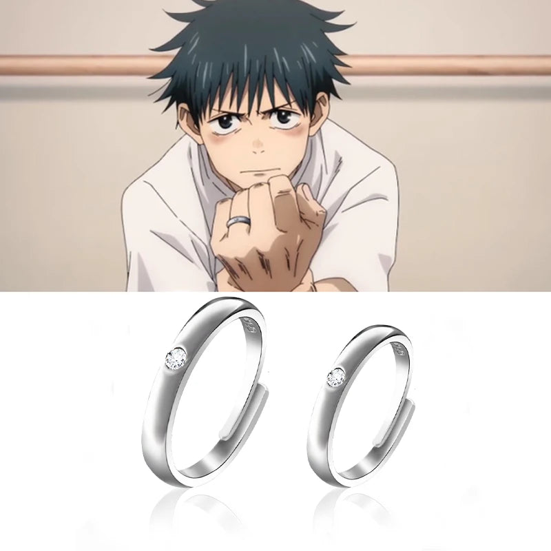 Anime Jujutsu Kaisen Yuta Okkotsu Rings Cosplay Props Men Women Couple