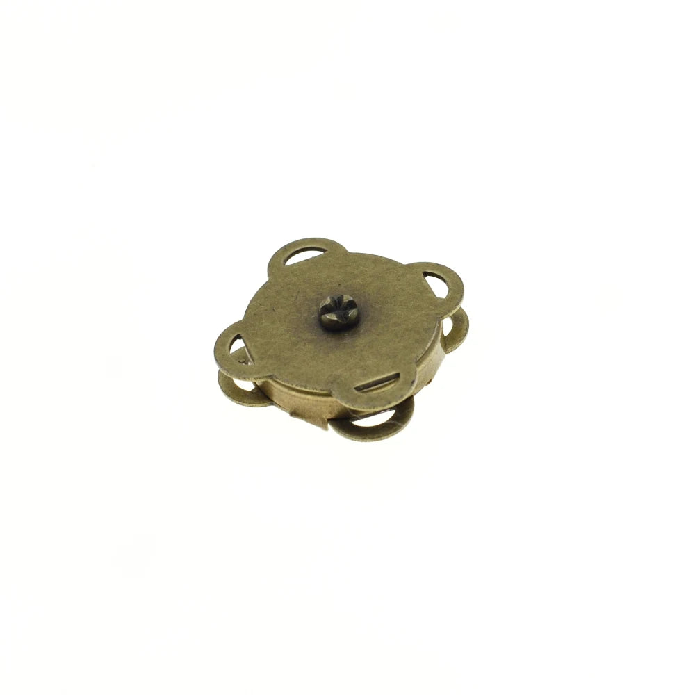 10 Pcs/Pack Metal Magnetic Snap Fasteners Clasps Buttons Handbag Purse