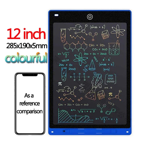 10/12/inch LCD Writing Tablet Drawing Board Kids Graffiti Sketchpad