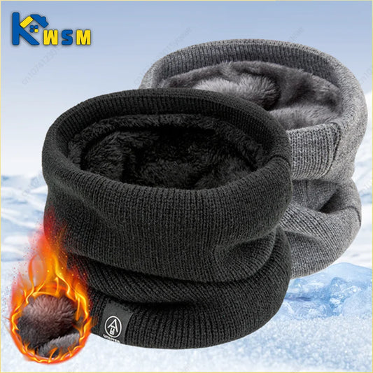 Winter Neck Warmer Scarf Fleece Lined Windproof Gaiter Soft Thermal