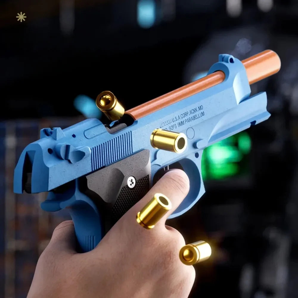 SIG17 Shell Throwing Toy Gun Continuous Firing Blowback Soft Bullet