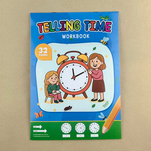 Children's Time Concept Practice Workbook, Suitable for Home School