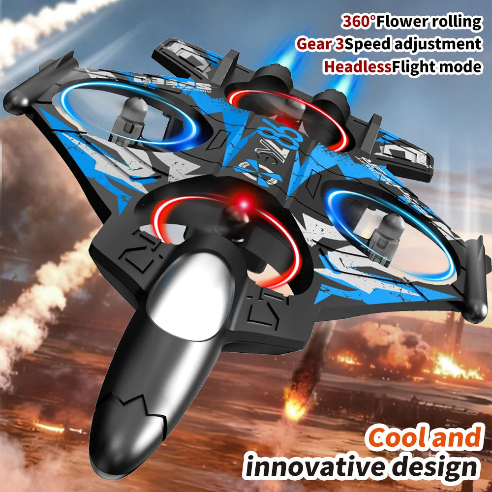 2026 New YL86 RC Foam Airplane 2.4G WIFI RC Fighter Stunt Tumbling