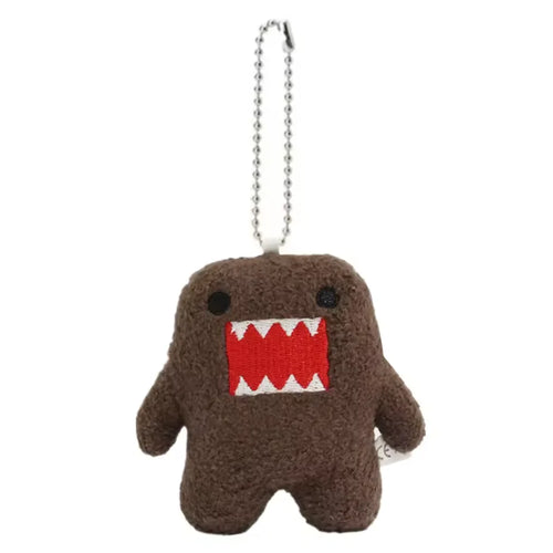 Kawaii Cute Domo Kun Plush Keychain Anime Keyring Charm for Bag Keys
