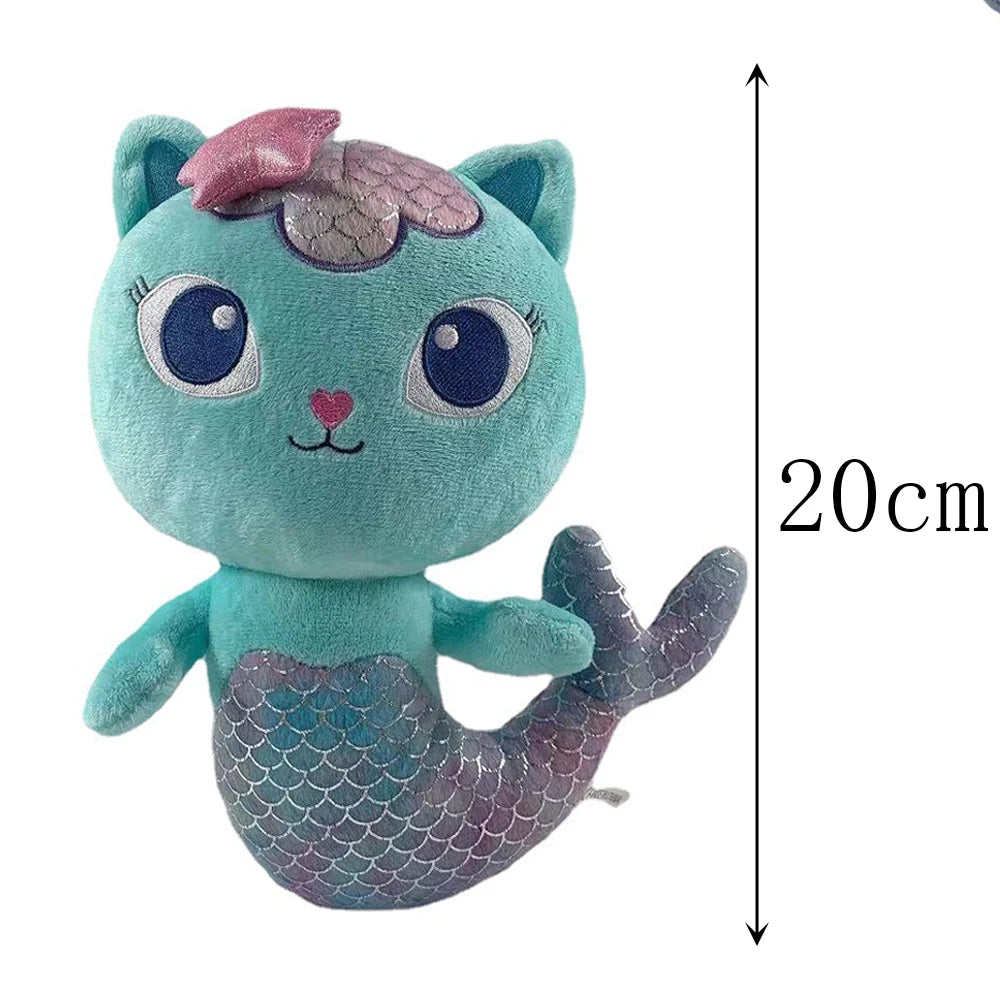 New Gabbys doll house Plush Toy Mercat Cartoon Stuffed Animals Smiling