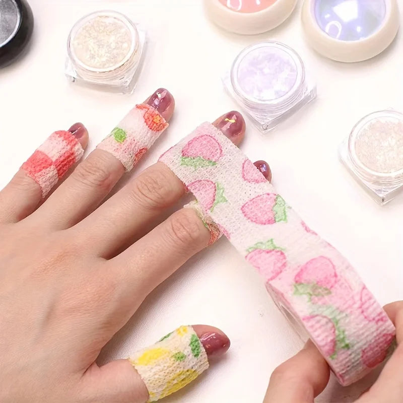 12/20/30pcs Colorful Non-Woven Elastic Self-Adhesive Finger Protection