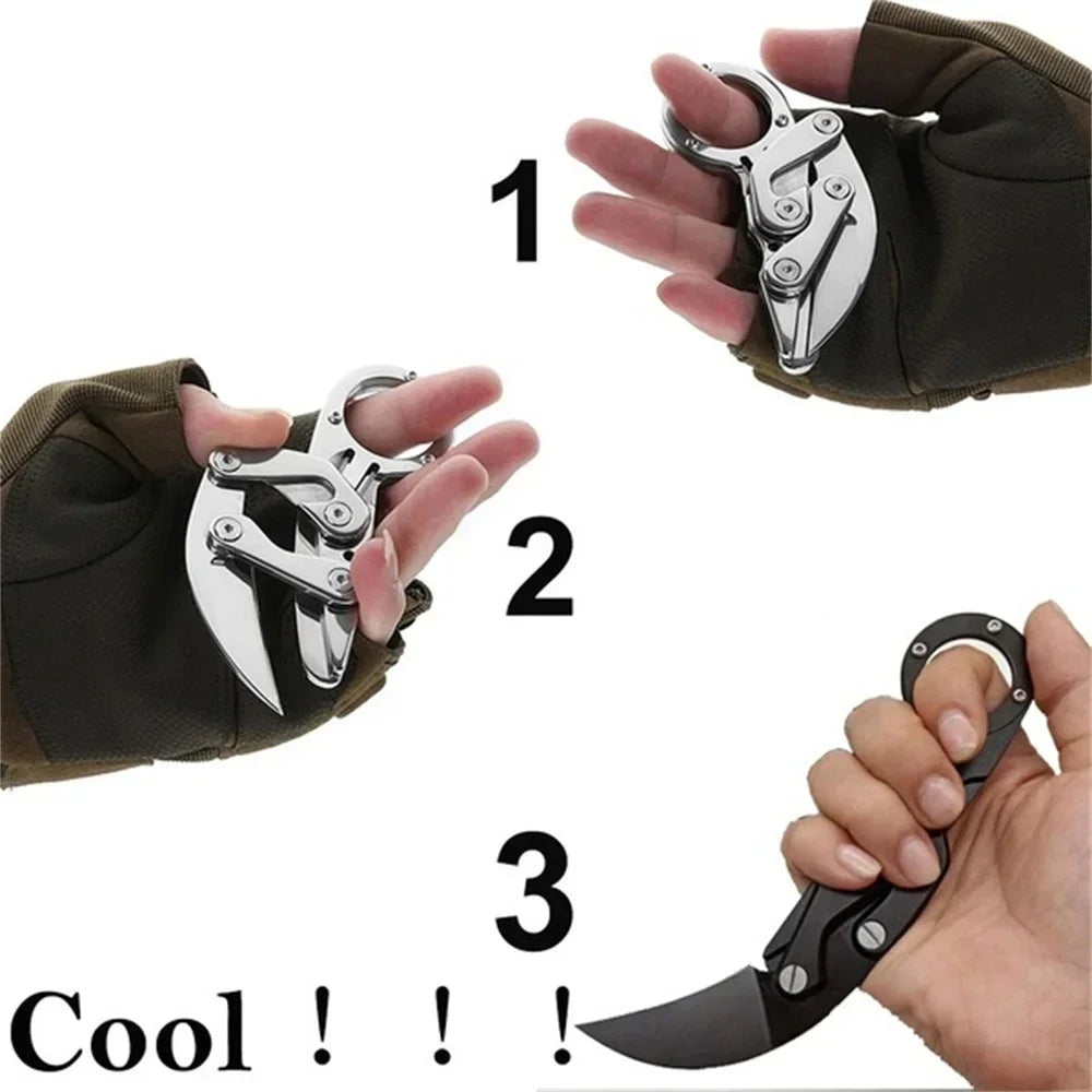 All-steel Claw Mechanical Knives Tactical Multifunction Outdoor Self