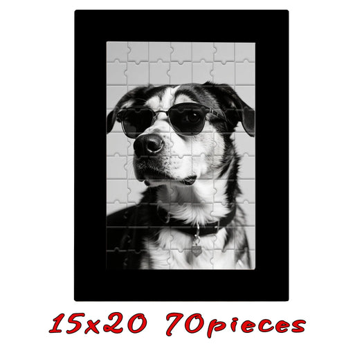 【Custom】Framed Wooden Puzzles, Custom Graduation Photo Puzzles as
