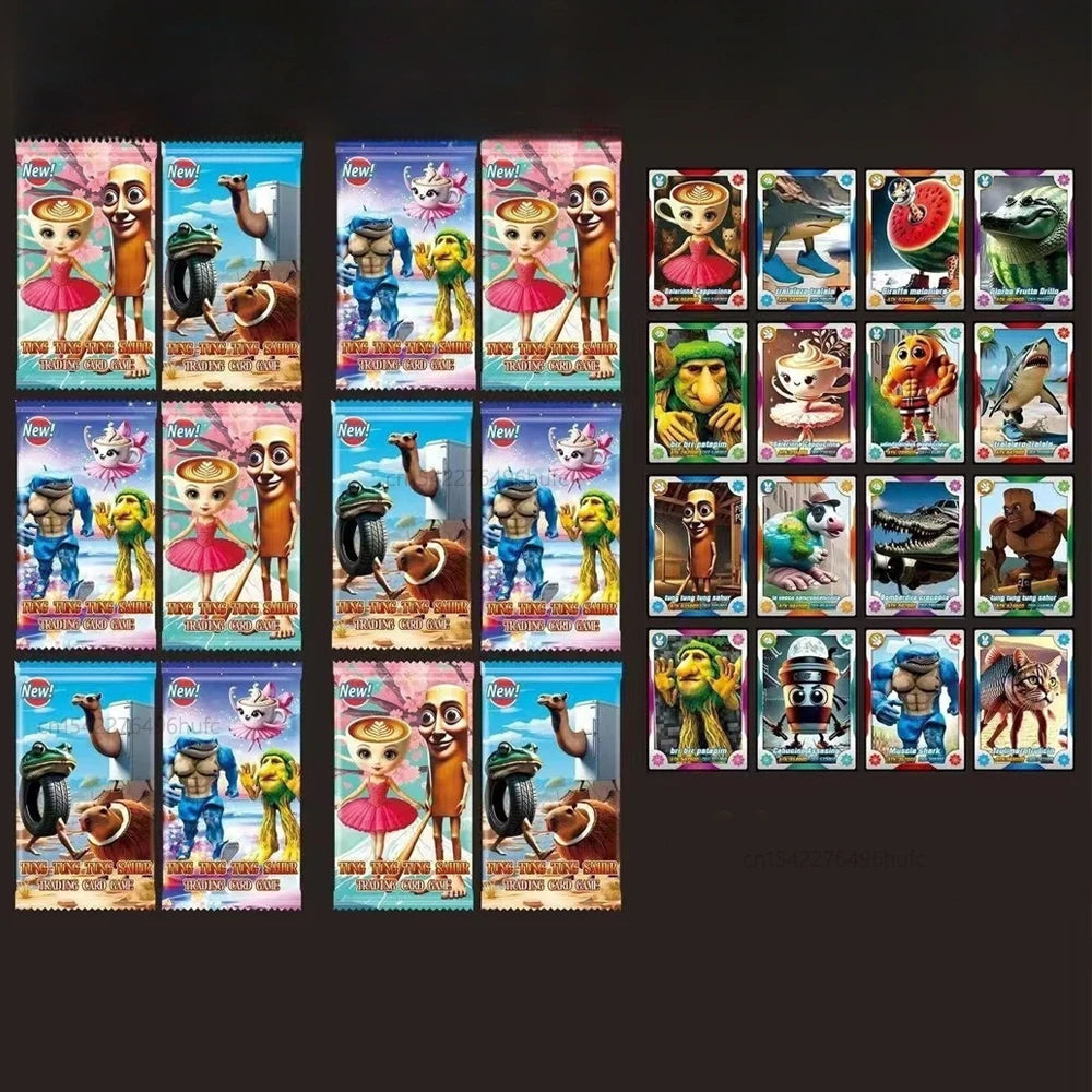 8/288Pcs Collection Cards Italian Brainrot Tungtungtung Sahur
