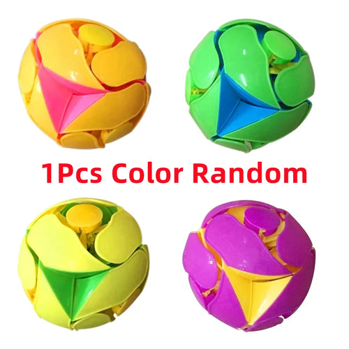 1Pcs Fun Color Changing Ball Toy Hand Throwing Sensory Decompression