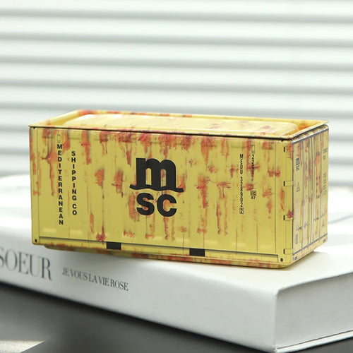 Miniature Storage Display Box Desktop Mini Container Model Mini Iron