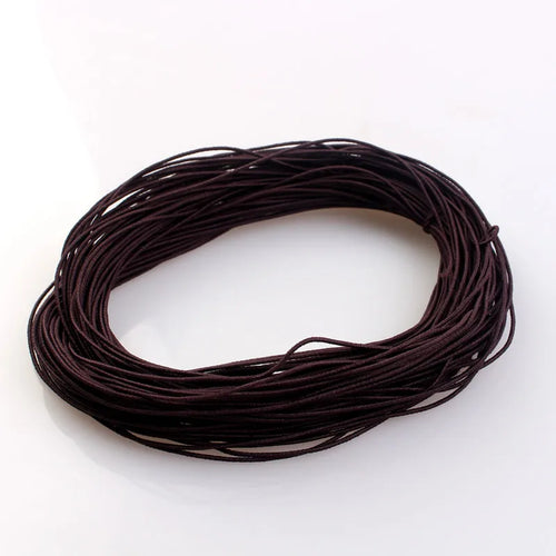 1mm 24M Braided Elastic Cord Beading Threads Stretch String Fabric