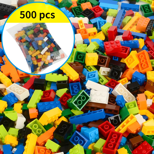 300/500/1000 DIY creative building blocks bulk set Urban Classic