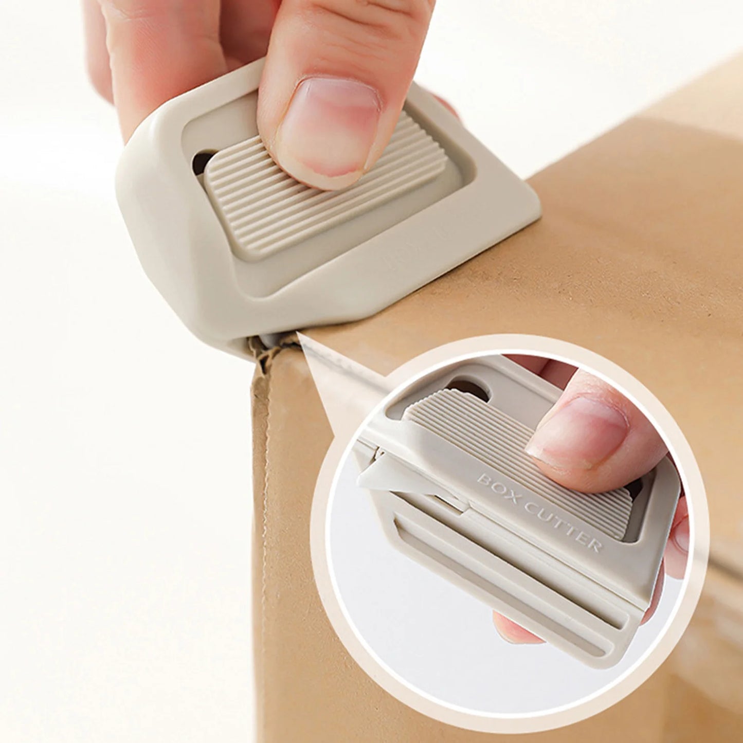 Portable Box Cutter Automatic Retractable Magnetic Anti Stick Safety