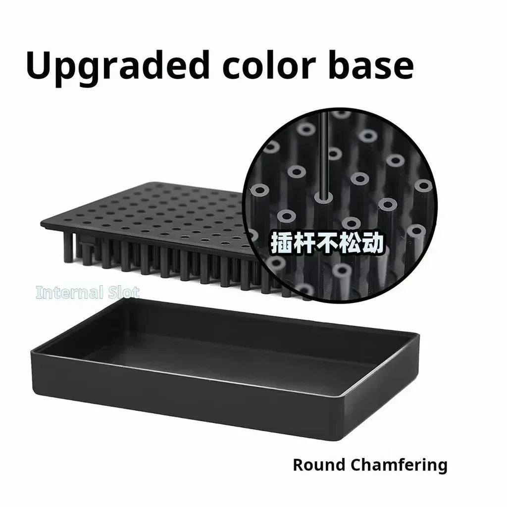 Model Painting Stand Base with 10pcs Metal Flexible Alligator Clips