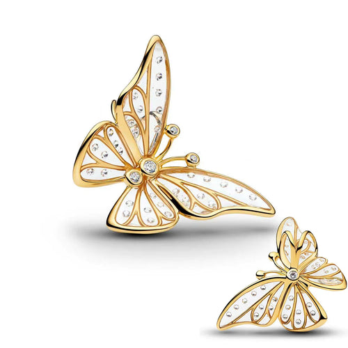 New 925 Sterling Silver Charms Heart Bee Flower key Lock Earrings