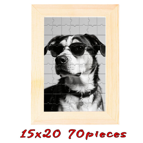 【Custom】Framed Wooden Puzzles, Custom Graduation Photo Puzzles as