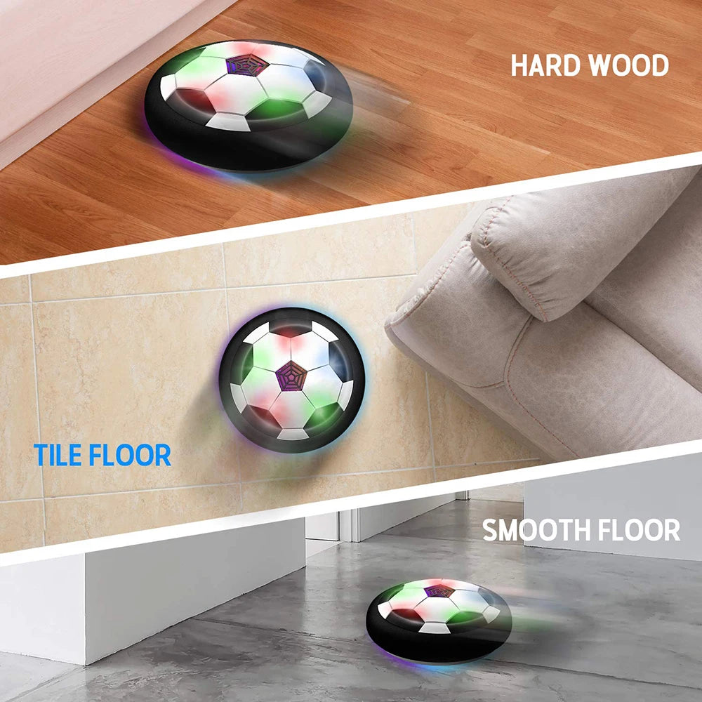 LED Hover Soccer Ball Air Power Training Ball Playing Football Indoor