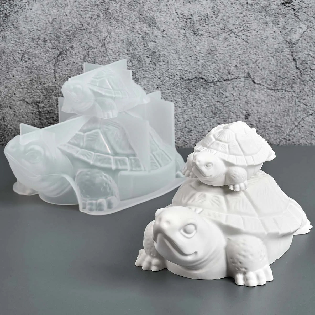 Stereo Turtle Silicone Candle Mold DIY Handmade Animal Shape Aromath