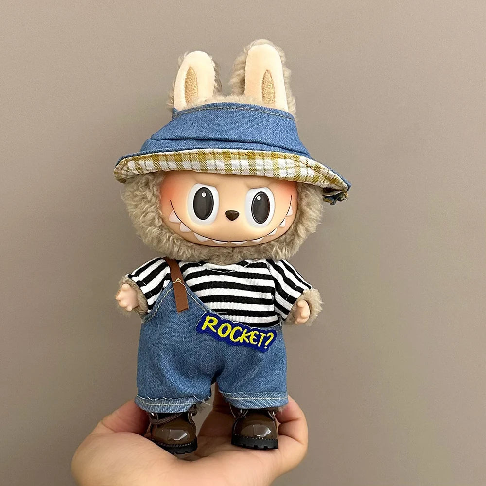 Plush Doll Multiple Styles Clothing Set For Labubu Outfit Accessories