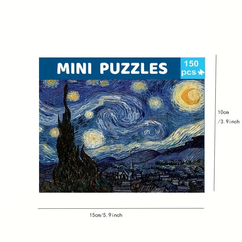 150pcs Test Tube Jigsaw Puzzle World Famous Painting Van Gogh The