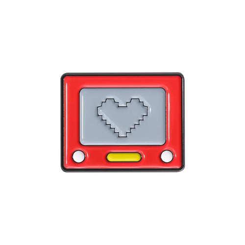 Cartoon Game Enamel Pins Red Heart Mercy Undertale Game Action Fight