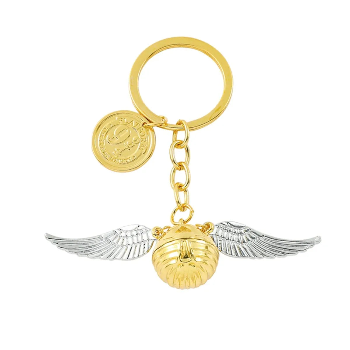 Keychain Golden Snitch Pendant Fashion Trend Backpack Accessory for