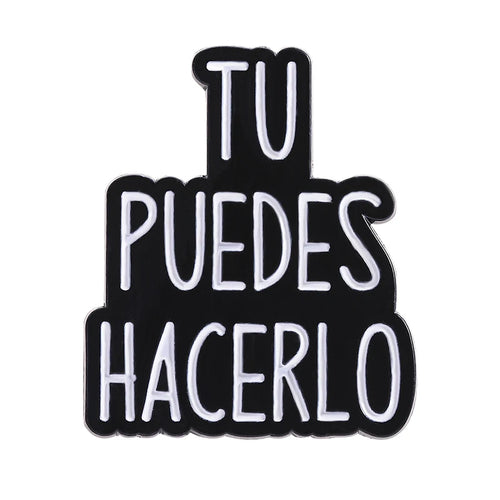 Funny Spanish Quote Enamel Pins Te Calmas O Te Calmas Despues No Digas