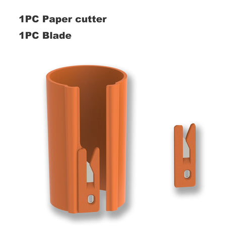 1PC HORN Sliding Wrapping Paper Cutter - Easy-Glide Gift Wrap Trimmer