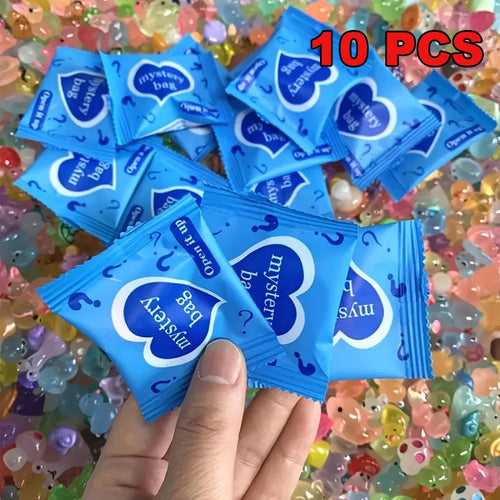 5/10/30/50/60pcs Glow In The Dark Mini Resin Animals Surprise Blind