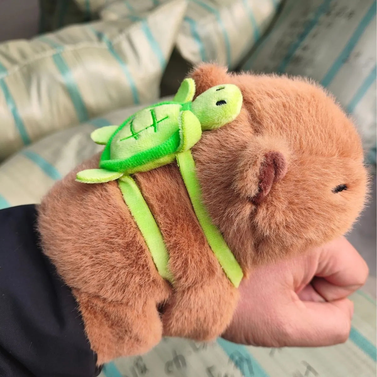 Kawaii Animal Panda Capybara Fox Wristband Plush Doll Toys Soft Wrist