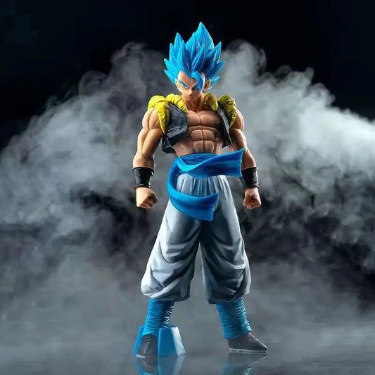 31CM Anime Dragon Ball Z Super Saiyan Blue Gogeta PVC Action Figure