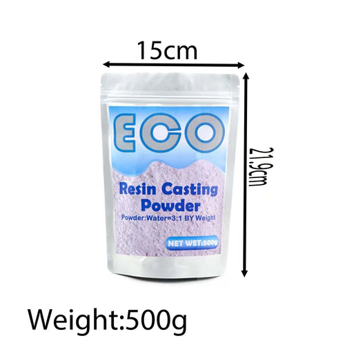300g/500g/1000g Gypsum Powder High Density Casting Resin Powder Clay