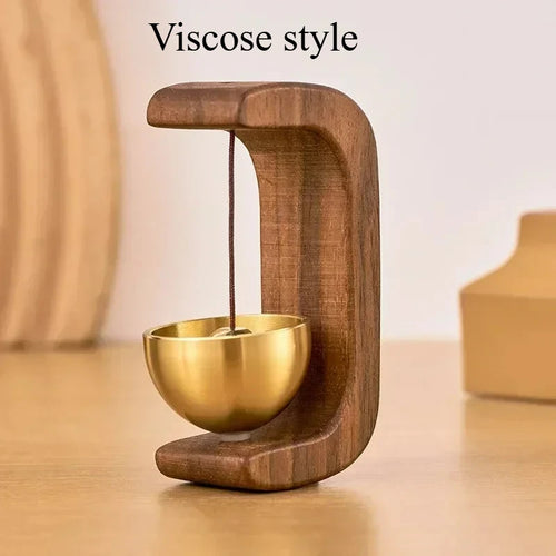 Dopamine Wind Chime Magnetic Indoor Wind Chime, Oak Material Doorbell