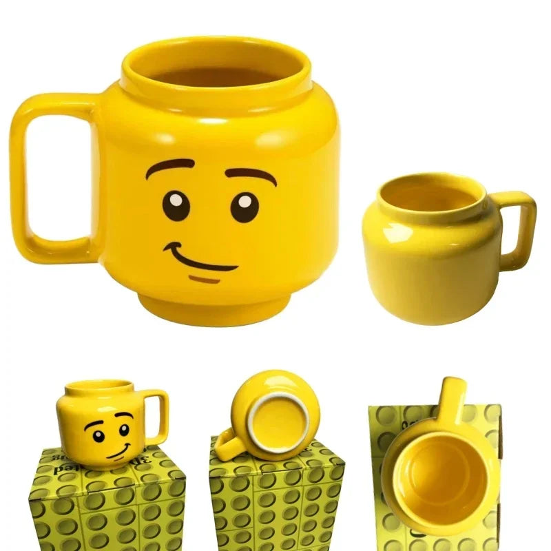Cute Design Face Expression Ceramic Mug Christmas Gift Box Funny  Mug