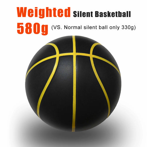 Silent Basketball Size 7#(29.5")6#/5# Dribbling Indoor Grooved Airless