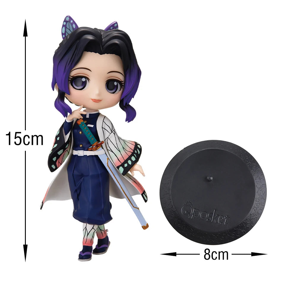 15cm Anime Demon Slayer Figure Nezuko Tanjirou Zenitsu Inosuke