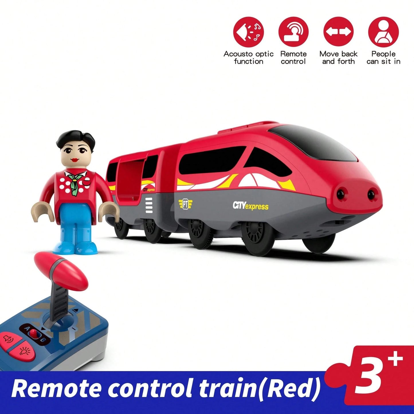 Magnetic Slot Diecast Car RC Electric Train Track Sets Fit for All