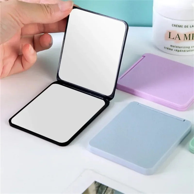 Foldable Makeup Mirror Portable Double-Sided Mirror Student Dormitory