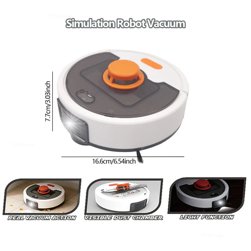 Kids Simulation Electric Vacuum Cleaner Cleaning Set for Toddlers Role