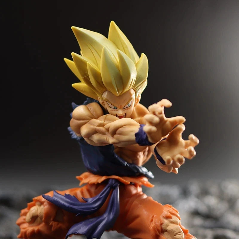 Hot new Dragon Ball Z Kamehameha Son Goku Figure Super Saiyan