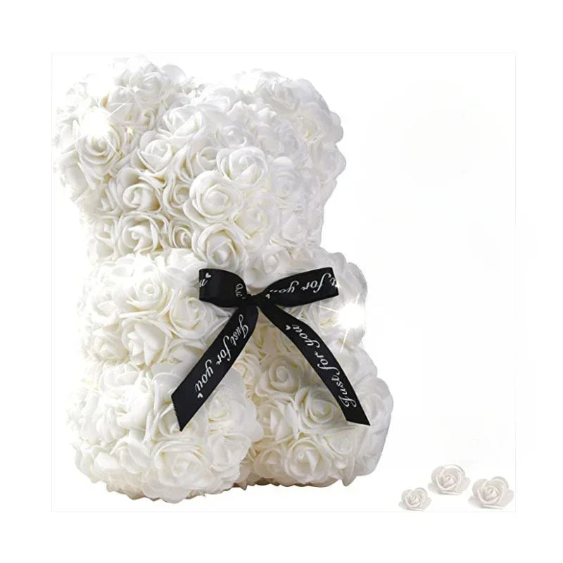 2025 New Artificial Flower Eternal Rose Teddy Bear for Mom Mother's